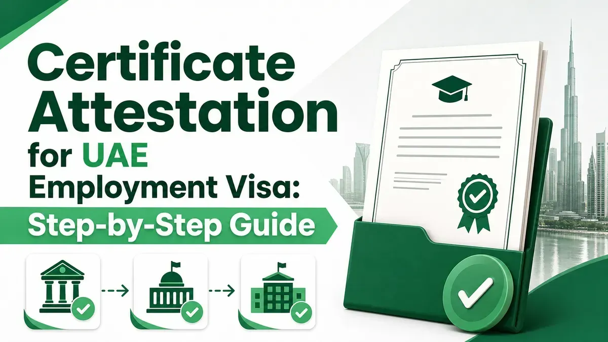 Certificate Attestation for UAE Employment Visa: Step-by-Step Guide featured image