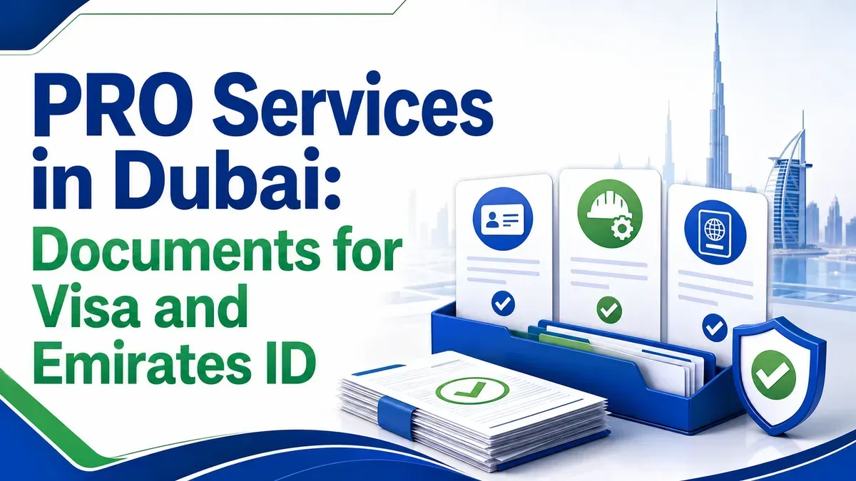 PRO Services in Dubai: Documents for Visa and Emirates ID featured image